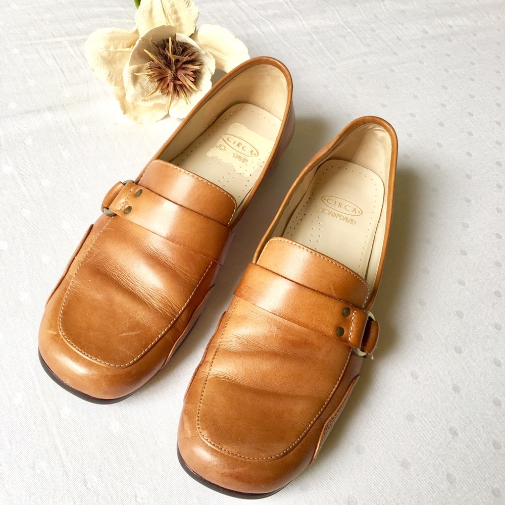 FINAL SALE! Circa Joan & David Leather Penny Loafers S…
